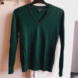 Banana republic merino wool sweater, emerald green XXS